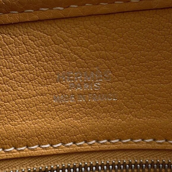 HERMES Manille de Shoulder Ardennes Leather Natural - Picture 14 of 16
